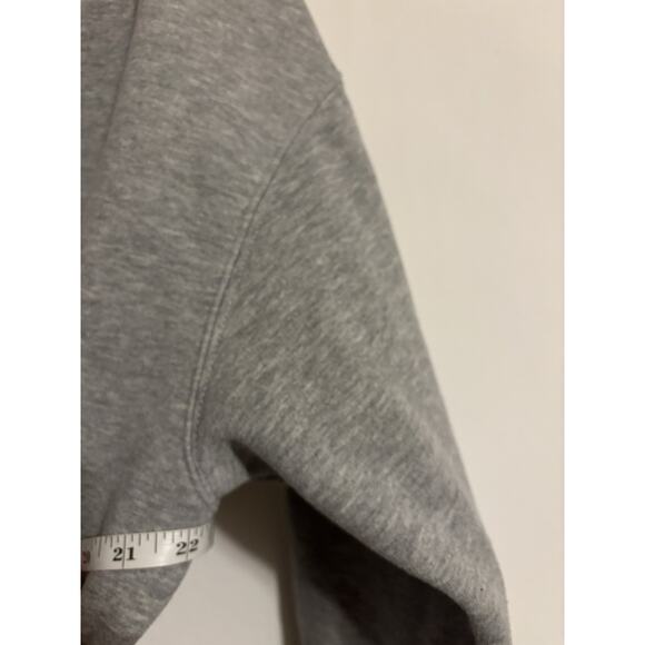 Anine Bing Spencer Crewneck Sweatshirt Large Gray Cotton Blend Relaxed - Picture 7 of 8